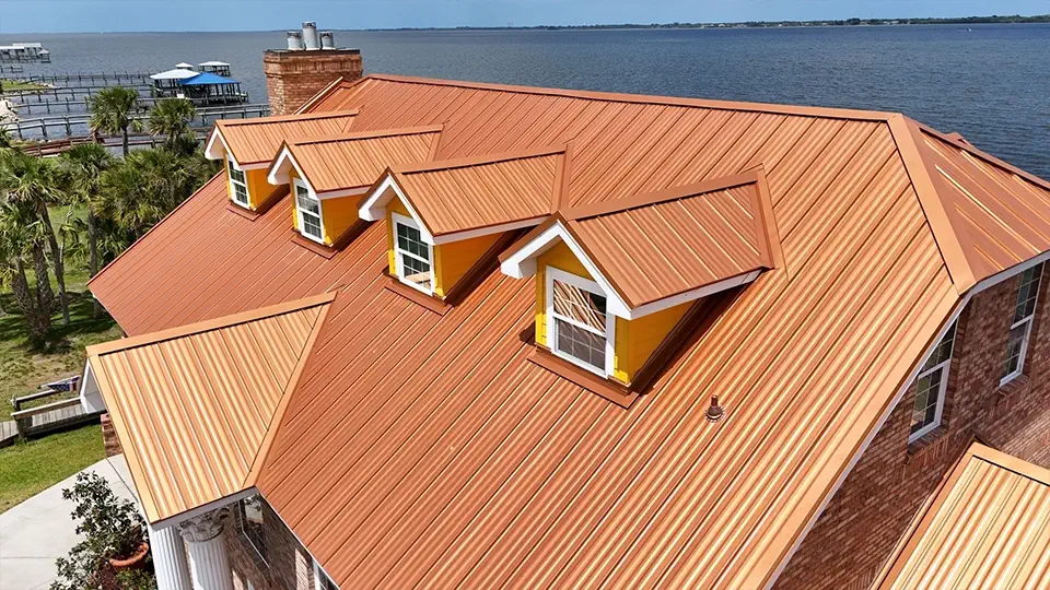 New metal roof